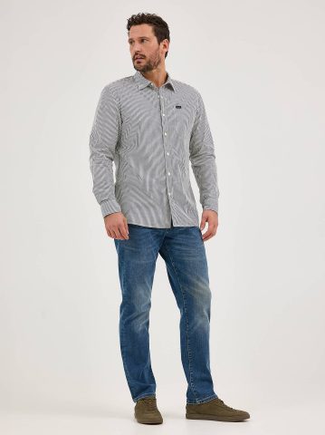 Men's Extreme Motion All Purpose Stripe Button Down Shirt