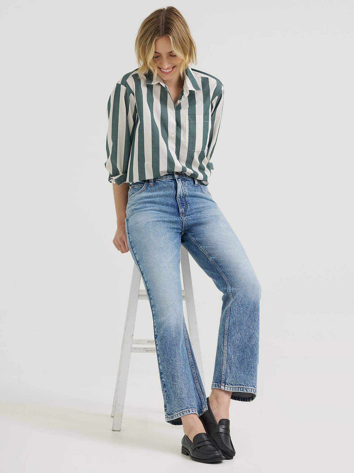 Women's Premium High Rise Kick Boot Jean