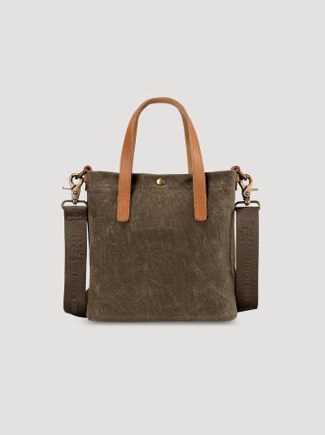 Women's Small Waxed Canvas Tote