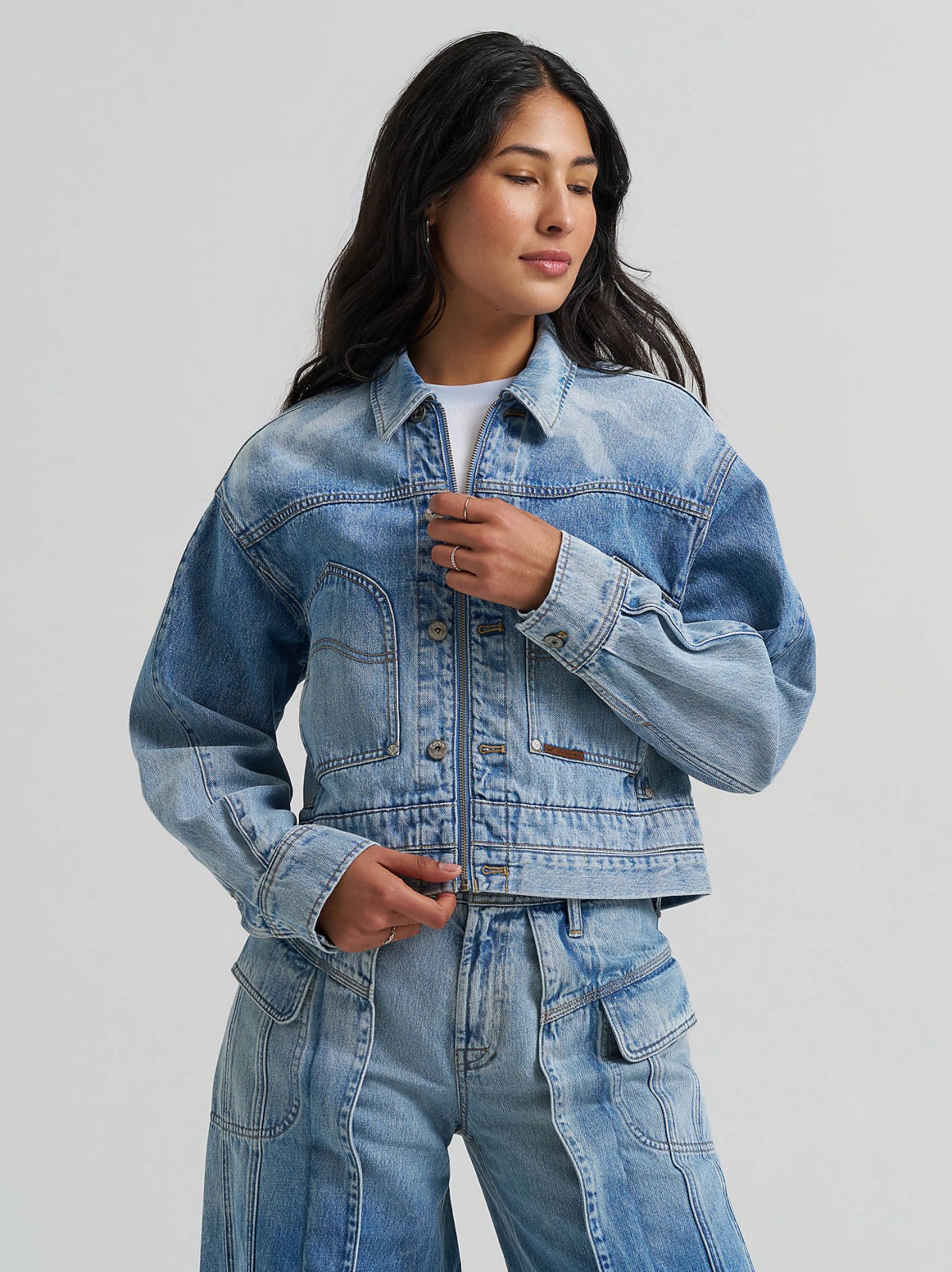Women's Lee® x Feng Chen Wang Full Zip Denim Jacket - view 2