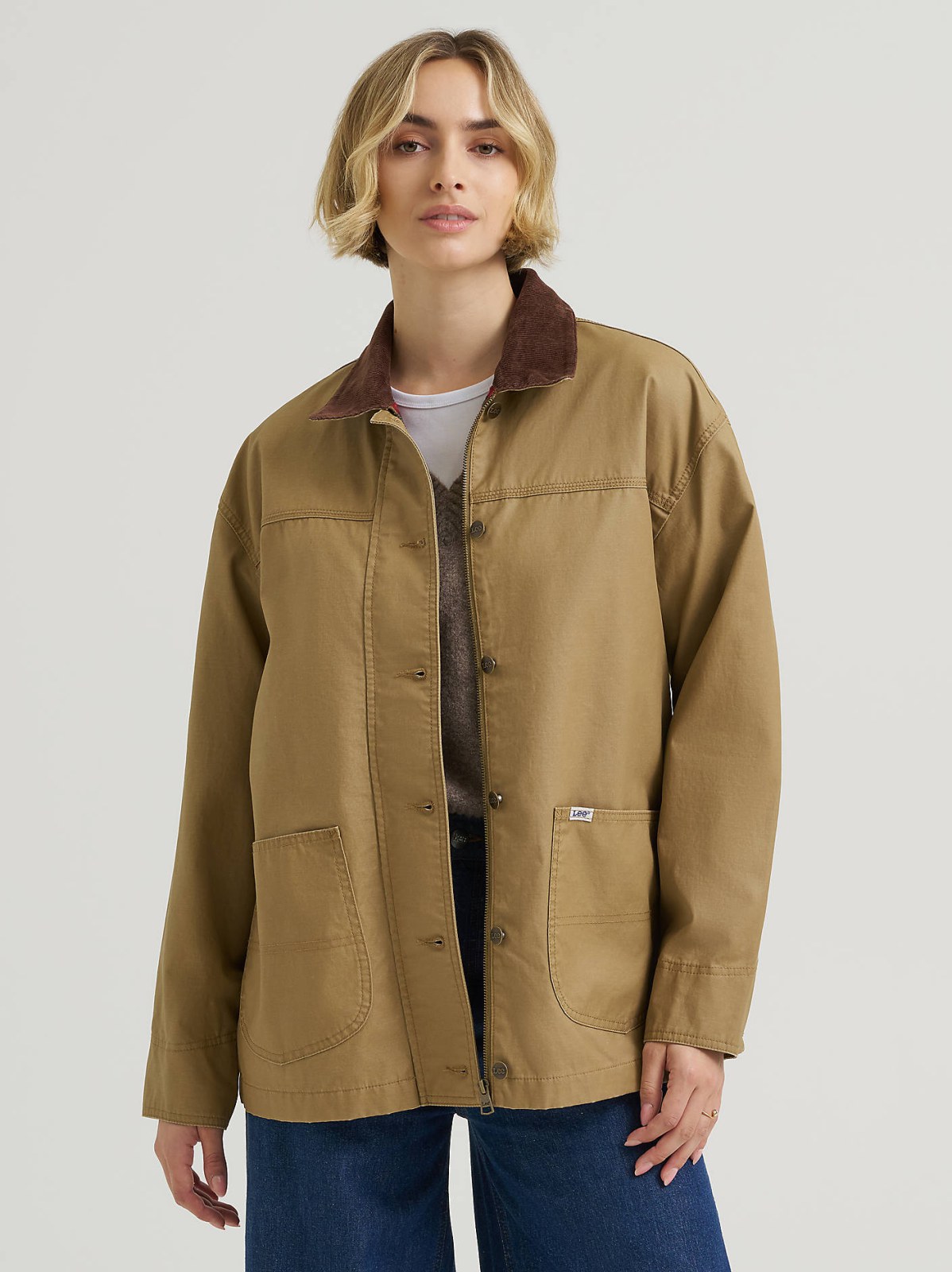 Women's Premium Flannel Lined Chore Coat - view 3