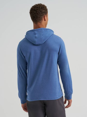 Men's Sueded Jersey Hoodie — alternate view