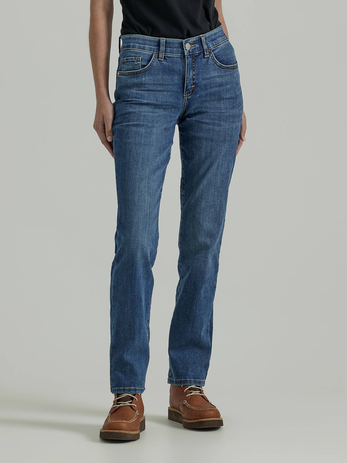 Women's Ultra Lux Comfort with Flex Motion Straight Jean - view 2