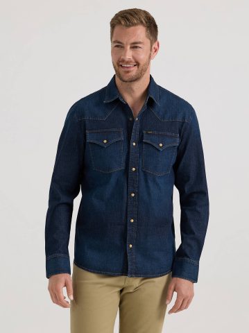 Men's All Purpose Western Denim Snap Shirt