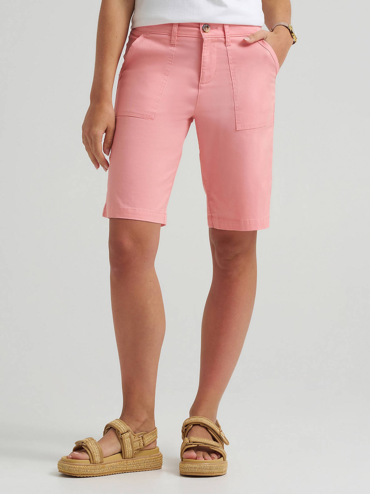 Women's Ultra Lux Comfort with Flex-To-Go Relaxed Fit Utility Bermuda - view 2