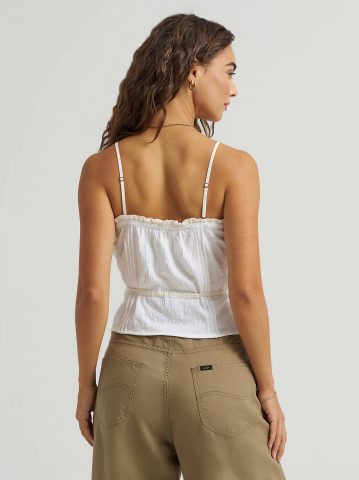 Women's Lace Trim Cami Top
