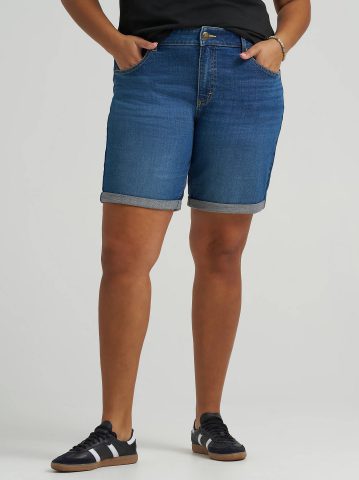 Women's Legendary Relaxed Denim Bermuda (Plus)