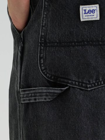 Men's 100% Cotton High Rise Loose Straight Carpenter Jean