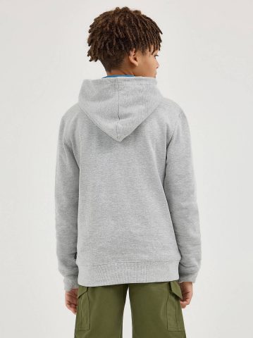 Boy's Popover Fleece Logo Hoodie