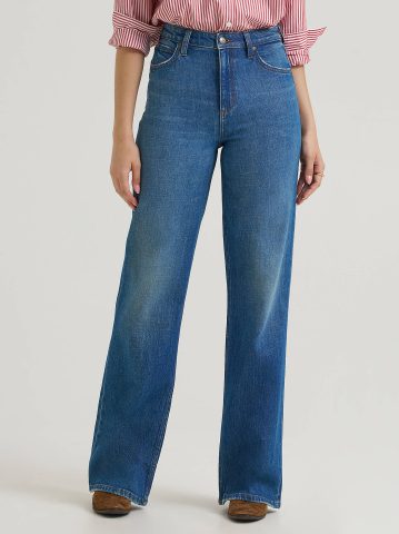 Women's Premium High Rise Retro A-Line Jean