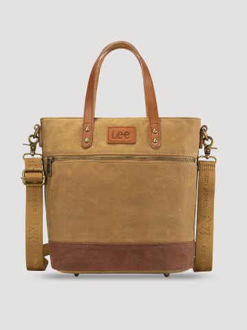 Women's Canvas Side Zip Tote