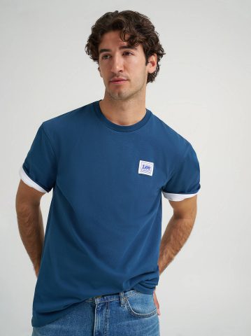 Men's Relaxed Fit Patch Logo Tee