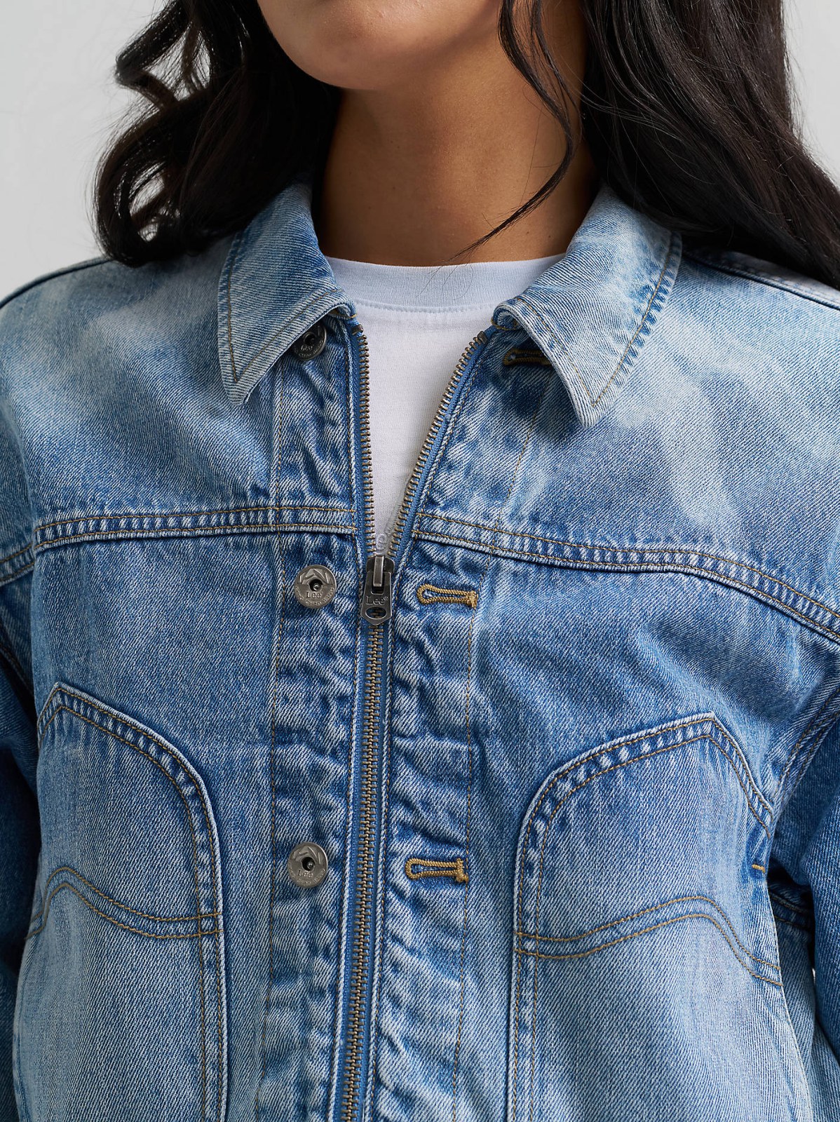 Women's Lee® x Feng Chen Wang Full Zip Denim Jacket - view 5