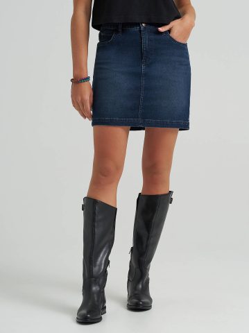 Women's Denim Skort — alternate view