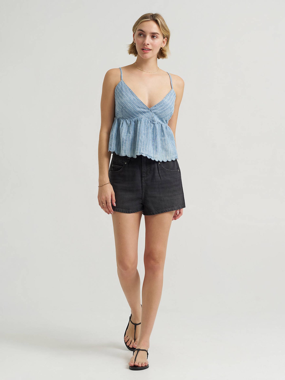 Women's High Rise Flirty Denim Short - view 7