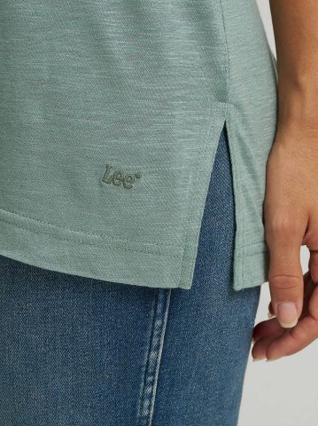 Women's Solid Scoop Neck Linen Tank Top