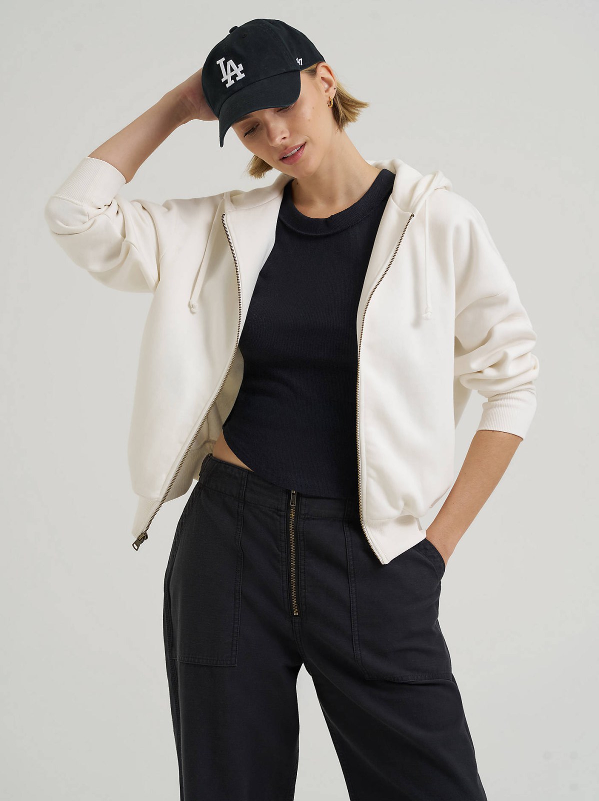 Women's Full Zip Solid Jacket - view 6