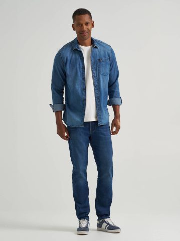 Men's Extreme Motion Single Layer Warming Regular Taper Jean Men's Extreme Motion Single Layer Warming Regular Taper Jean