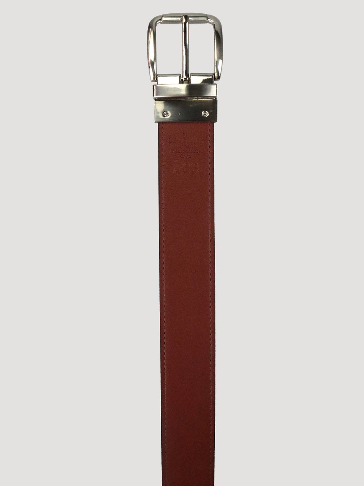 Men's Reversible Stitched Leather Belt - view 5