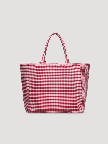 Women's Gingham Tote Bag — alternate view