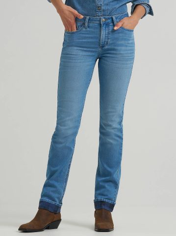 Women's Legendary Single Layer Warming Straight Jean — alternate view