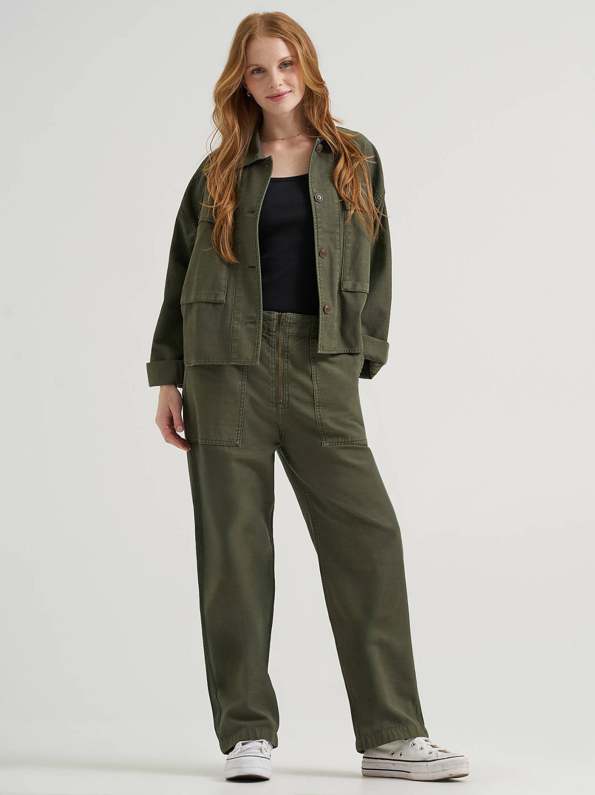 Women's High Rise Loose Utility Pant