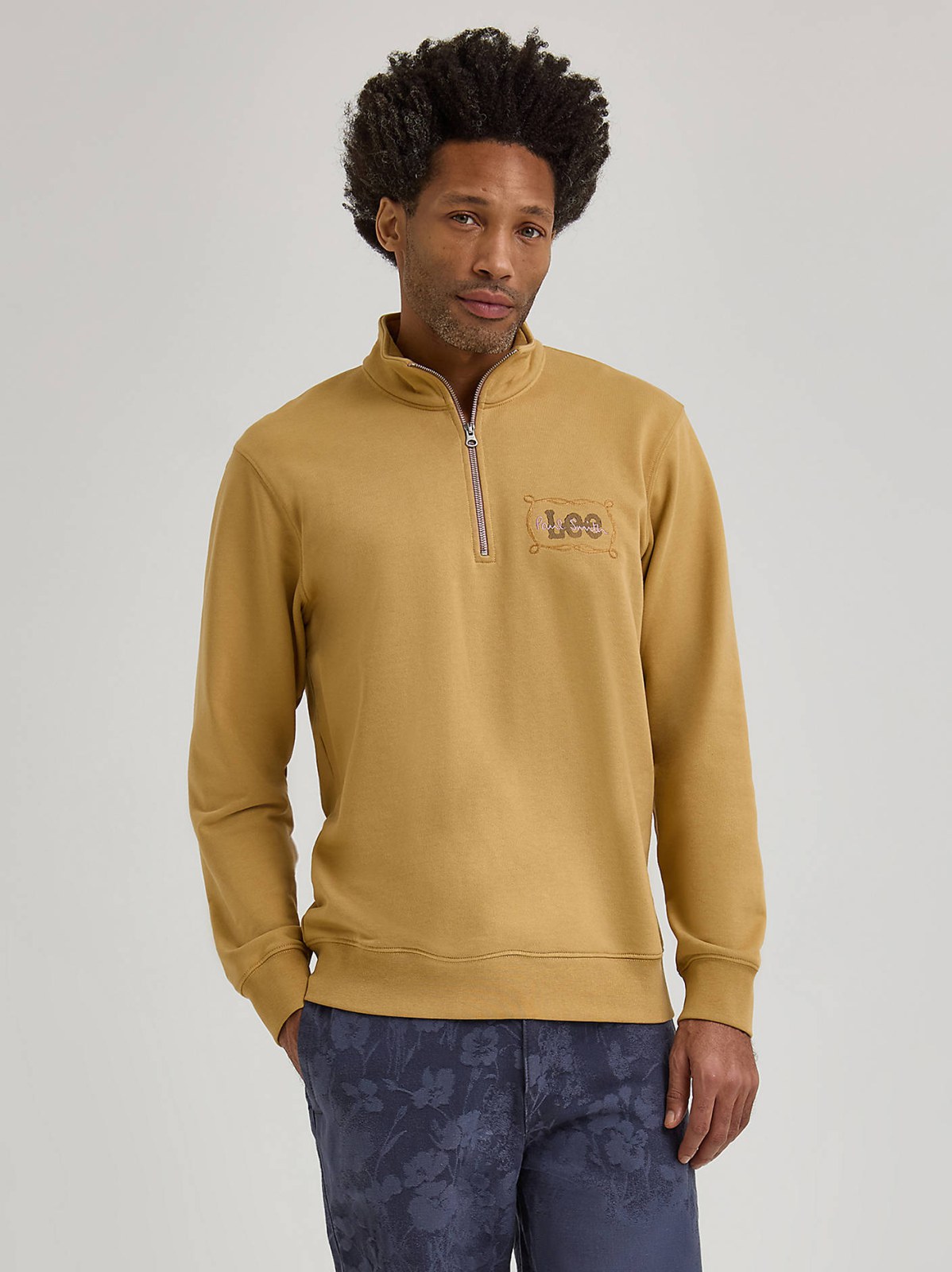 Men's Lee® x Paul Smith Quarter Zip Sweatshirt