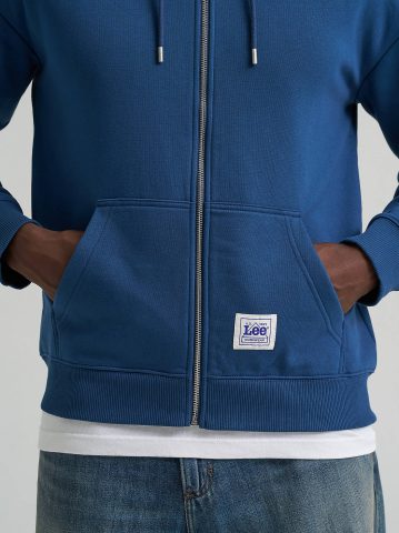 Men's Relaxed Fit Essential Workwear Full Zip Jacket