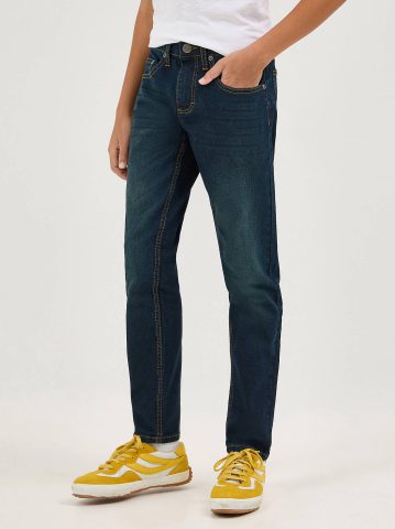 Boy's Slim Straight Stretch Jean — alternate view