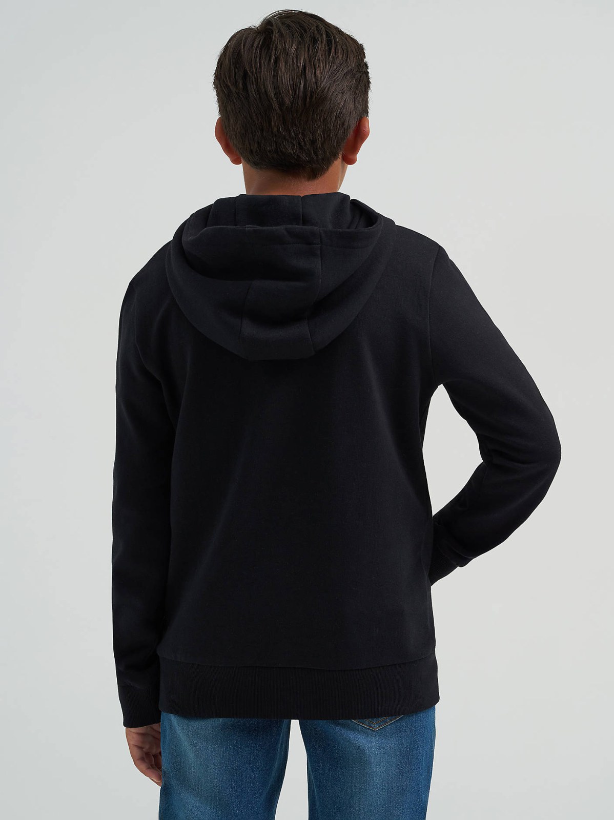 Boy's Embossed Logo Fleece Hoodie - view 2