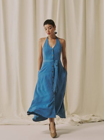 Women's Lee® x Marilyn Monroe Chambray Halter Dress Women's Lee® x Marilyn Monroe Chambray Halter Dress