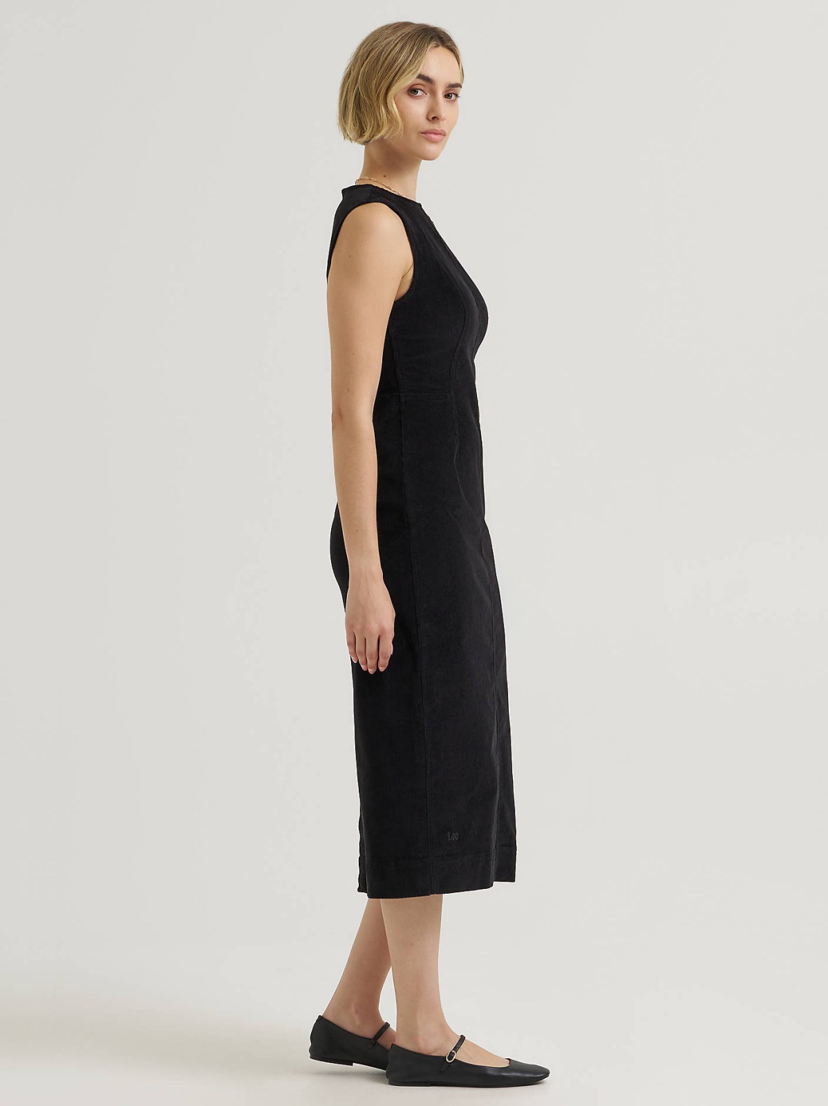 Women's Corduroy Sheath Dress - view 4
