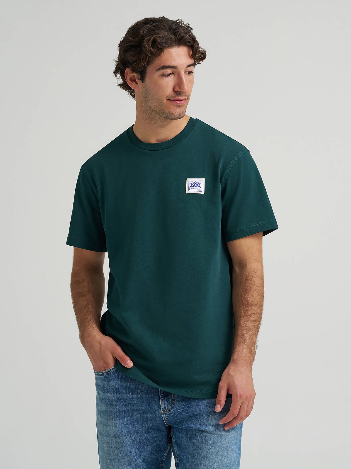 Men's Relaxed Fit Patch Logo Tee - view 2