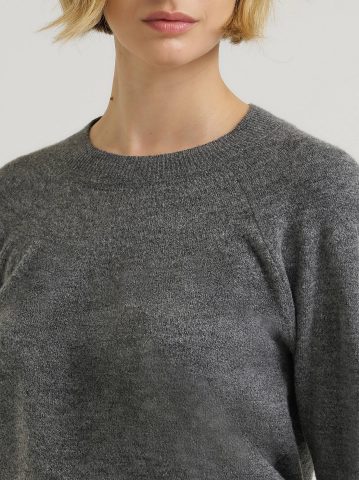 Women's Wool Blend Solid Sweater