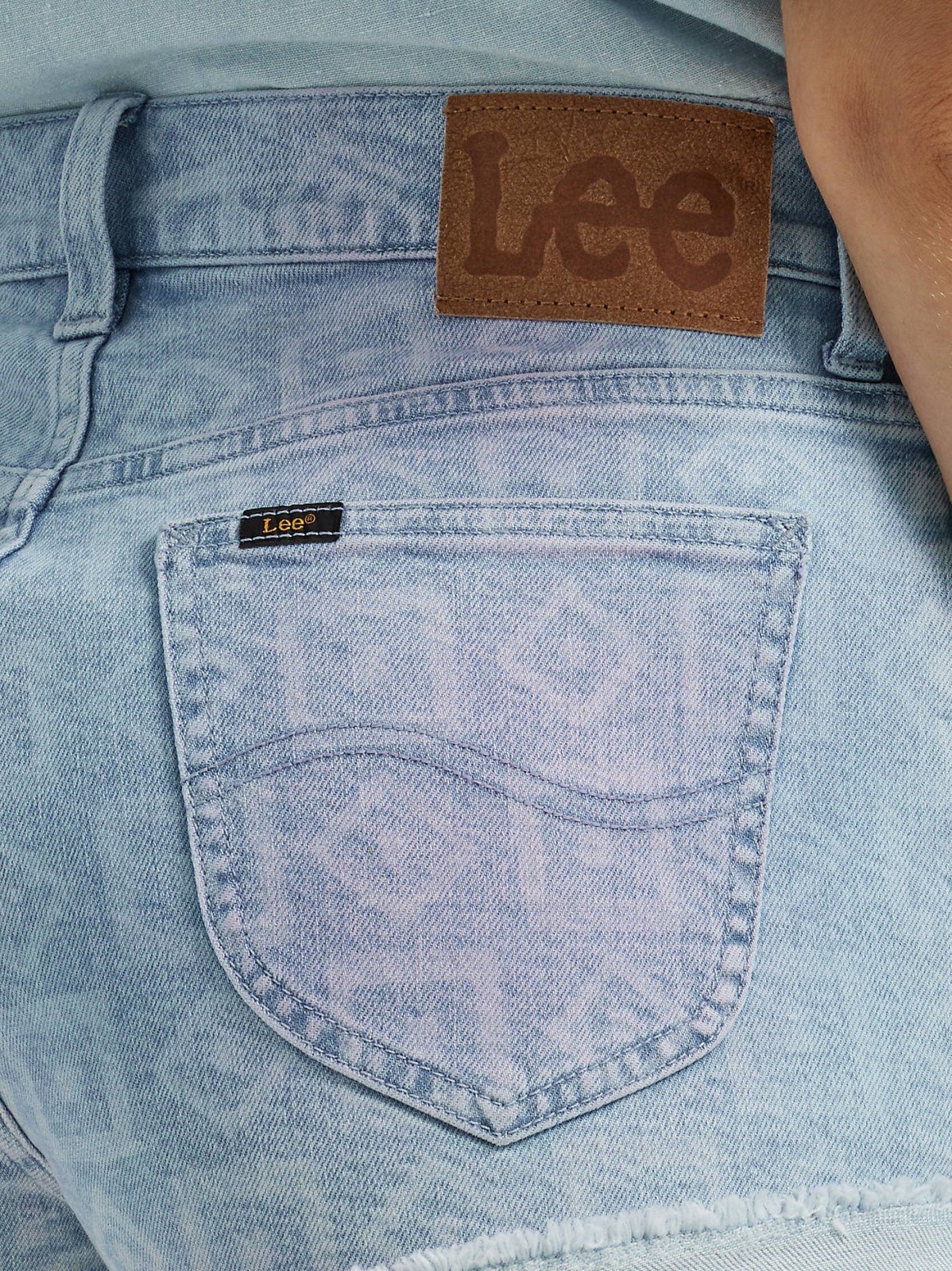 Women's Lasered Cut Off Shorty Short - view 6