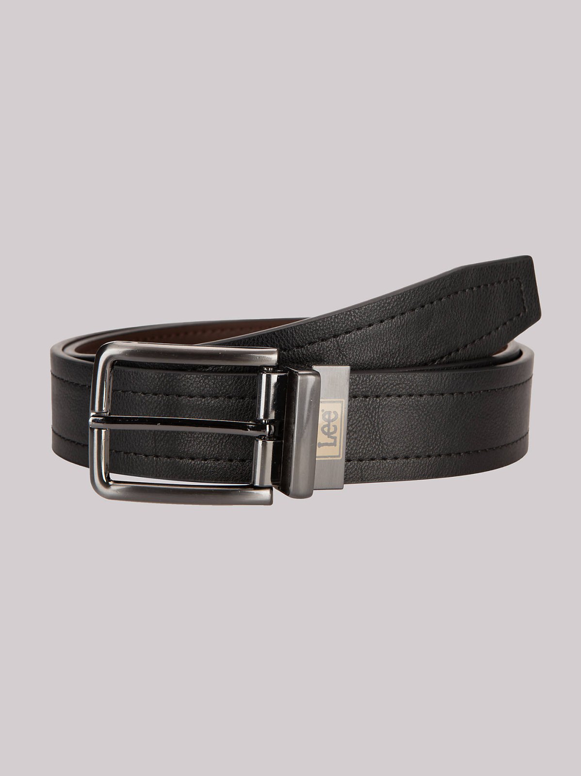 Men's Logo Stamped Reversible Belt - view 5