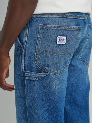 Men's 100% Cotton Loose Straight Carpenter Jean