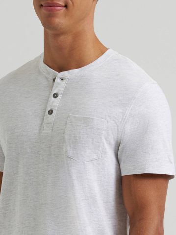 Men's Short Sleeve Jersey Henley