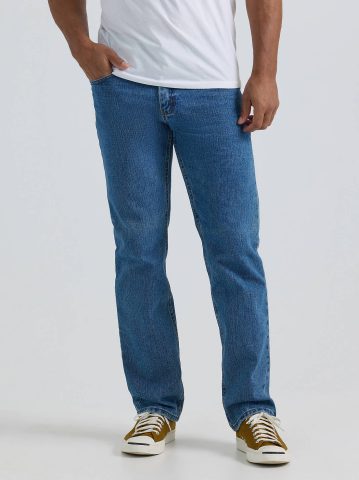 Men's 100% Cotton Regular Fit Straight Leg Heavyweight Jean