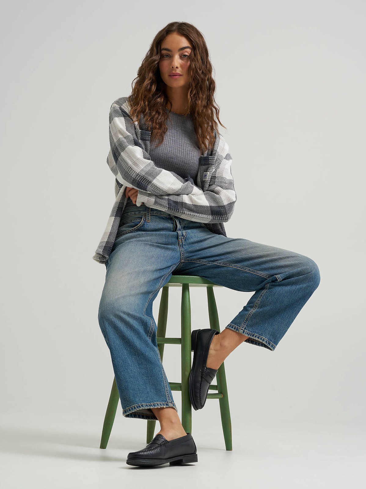 Women's Low Slung Slouch Jean