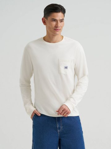 Men's Long Sleeve Workwear Pocket Tee