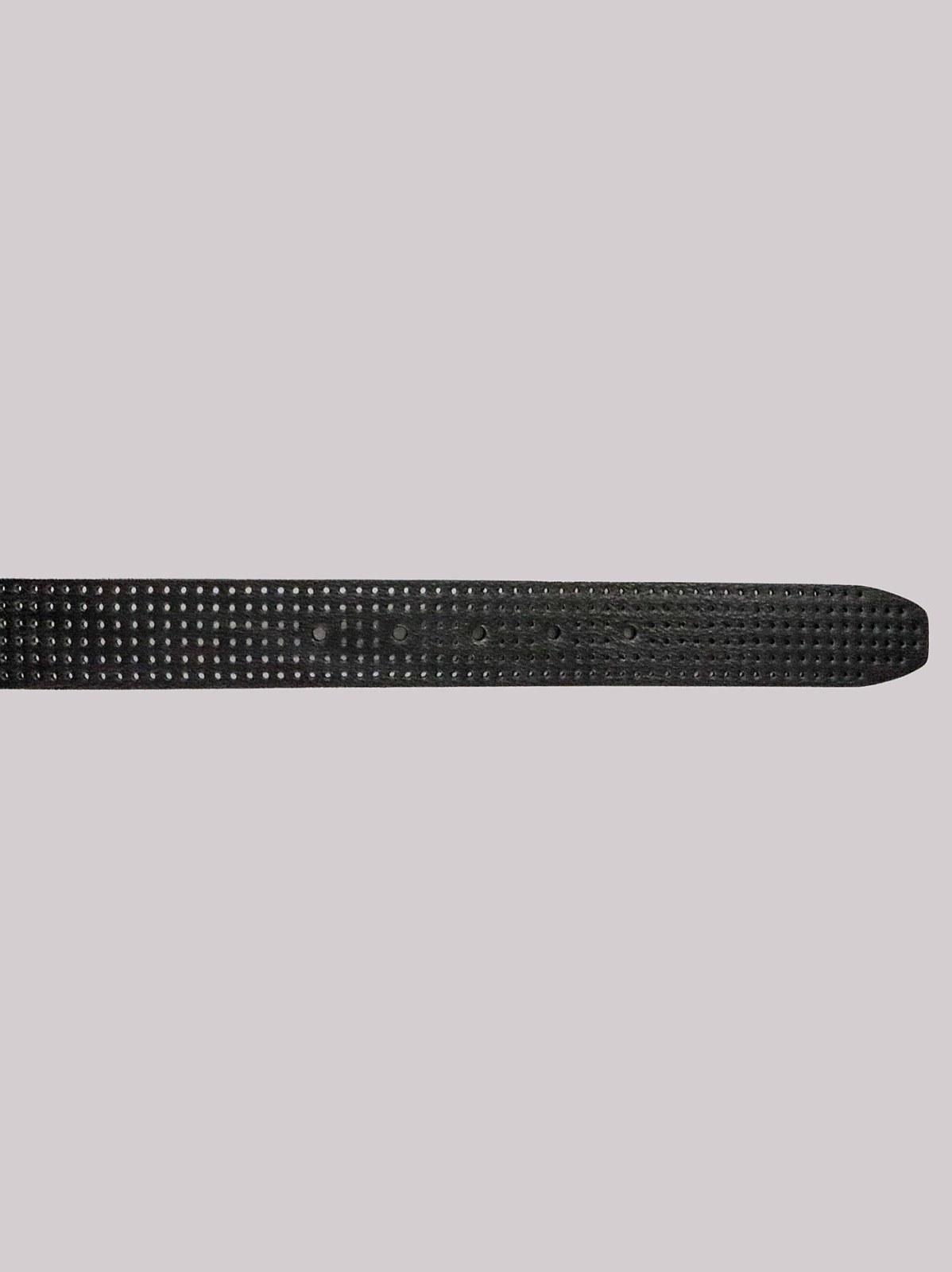 Women's Perforated Leather Belt - view 3