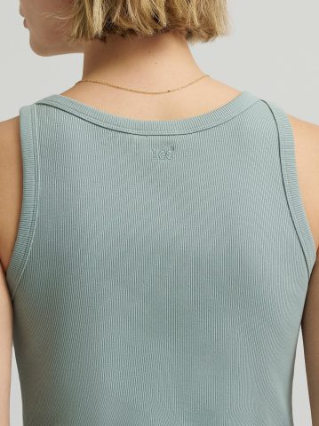Women's Solid Ribbed Tank Top