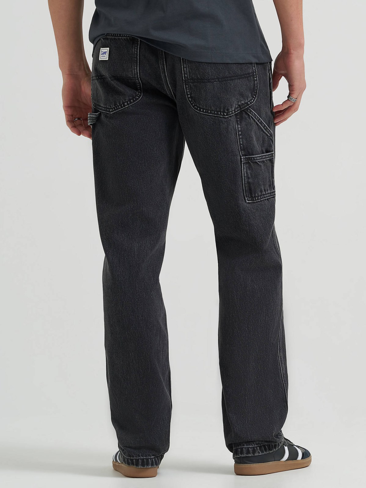 Men's 100% Cotton High Rise Loose Straight Carpenter Jean - view 3