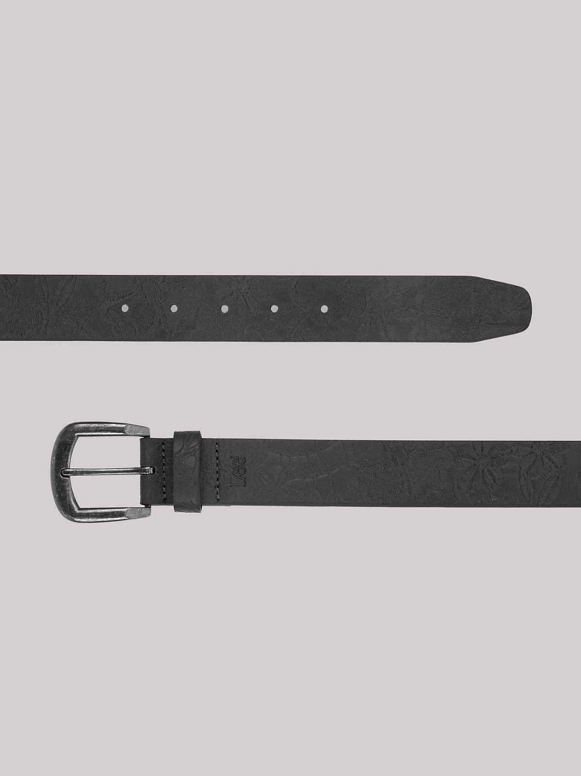 Women's Floral Embossed Belt - view 4