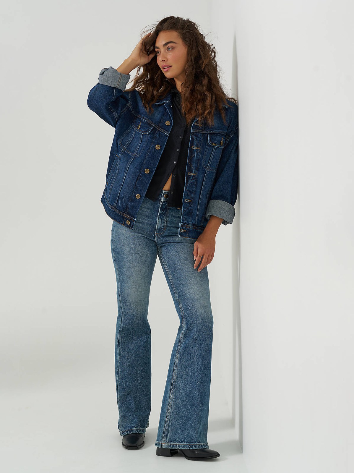 Women's High Rise Flare Jean - view 2