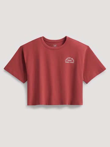 Women's Boxy Fit Crafted With Pride Graphic Tee