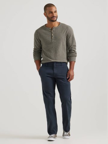 Men's Extreme Motion Flat Front Khaki Pant — alternate view