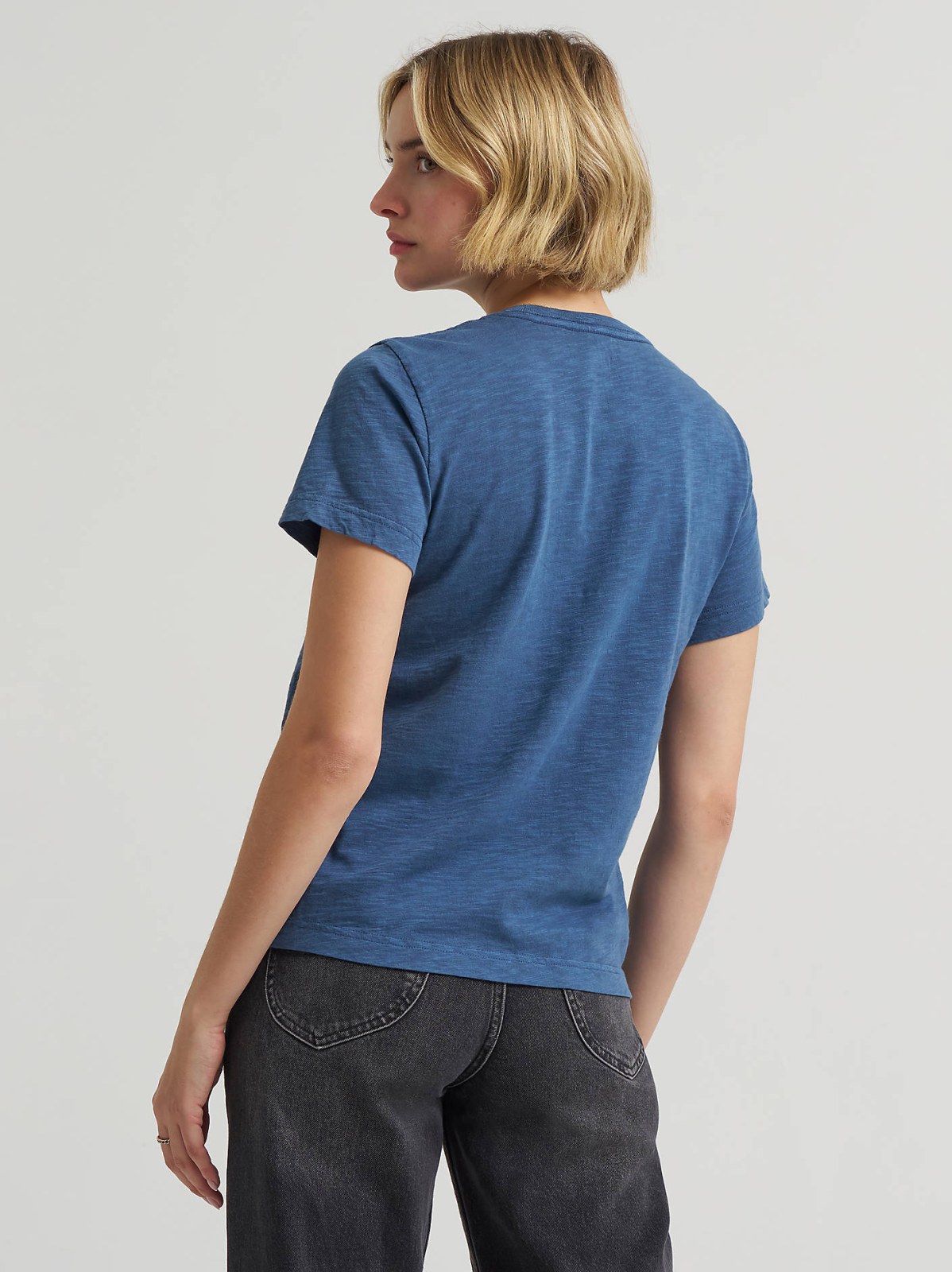 Women's Solid Crew Neck Tee - view 5