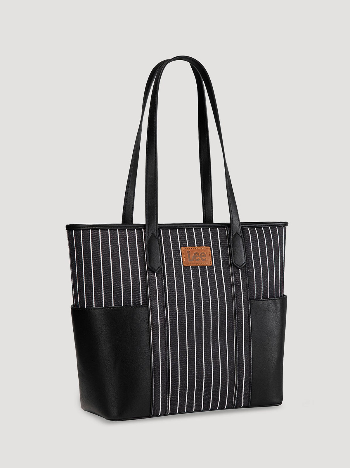 Women's Stripe Logo Tote With Side Pockets - view 3